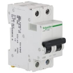 Double pole mcb 63A 100A-Schnider