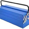 21 inches metal Cantilever Tool Box - Blue