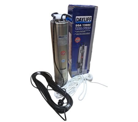 Dayliff model DDA 1200C Submersible Well Pump – Silver
