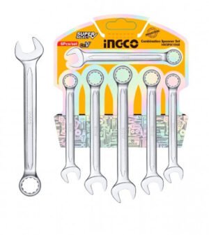 INGCO 6 Pcs combination spanner set Size 8-17mm