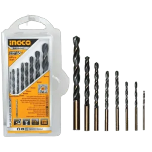 INGCO 8 Pcs HSS twist drill bits set