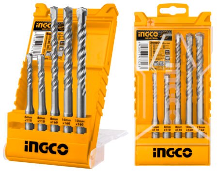 INGCO AKD2052 5 Pcs SDS plus hammer drill bits set