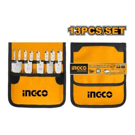 INGCO AKD41301 13 Pcs flat wood drill bits set
