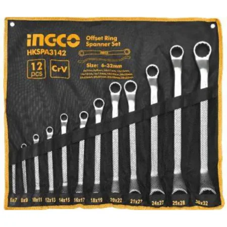 INGCO Offset ring spanner set