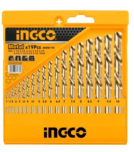 INGCO VAKDB1195 HSS twist drill bits set