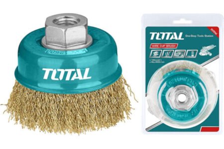 Total TAC31041 Wire cup brush 100mm diameter 4 inches
