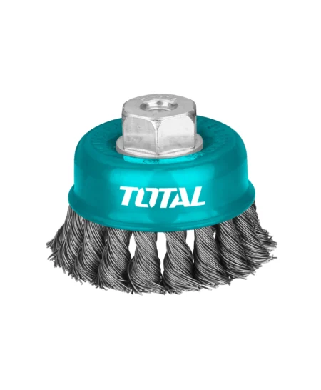 Total TAC32031 Wire cup brush 75mm diameter 3 inches