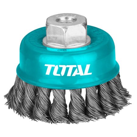 Total TAC32041 Wire cup brush 100mm diameter 4 inches