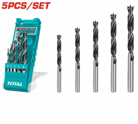 Total TACSD7056 5PCS Wood drill bits set
