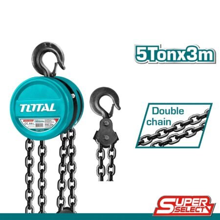 Total THT1651 Chain block Rating 5Tones 3metres