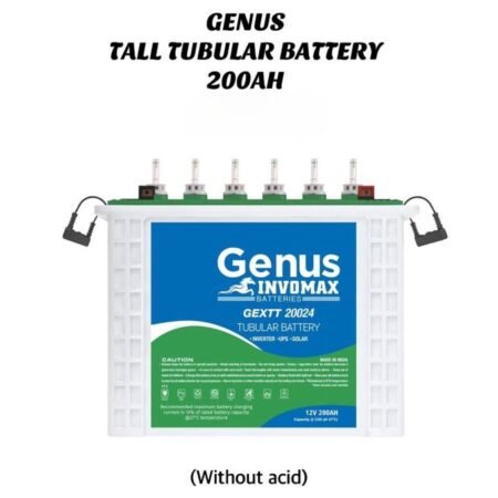 Genus 200Ah Solar Battery Heavy Use Tall Tubular Solar Battery