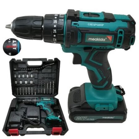 MEAKIDA 12V Cordless Drill 2 Batteries