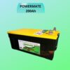 Powermate Solar Gel Battery Free Maintenance 200ah