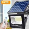 Solar Light 100W solar floodlight Dusk To Dawn Security Light