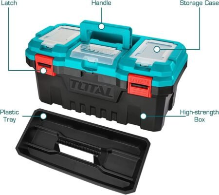 Total TPBX0141 14 inch Plastic tool box