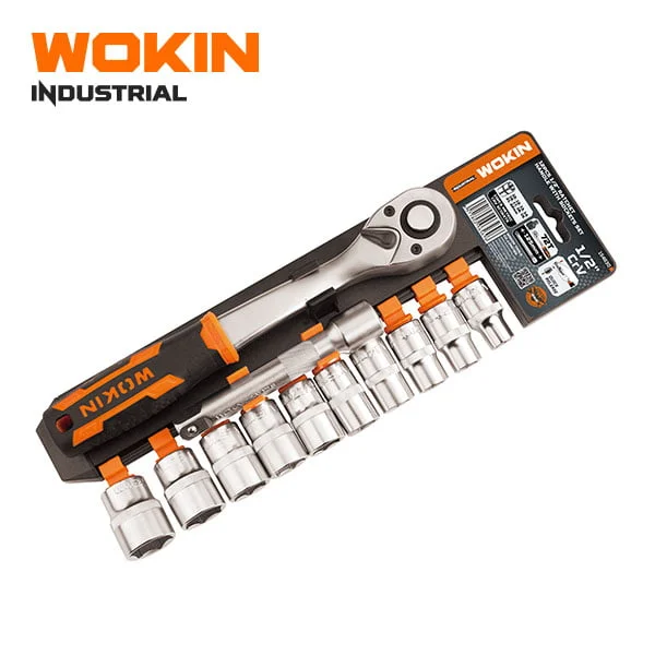 WOKIN 12 pcs ½ inch ratchet handle with sockets set | Kenya Electricals