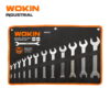 WOKIN 12pcs double open end wrench set