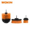 WOKIN 3pcs drill brush set