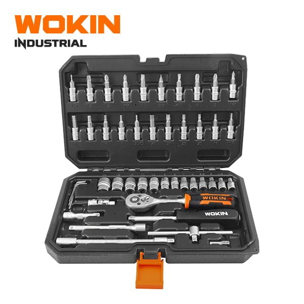 WOKIN 46 pcs ¼ inch drive socket set (INDUSTRIAL) | Kenya Electricals