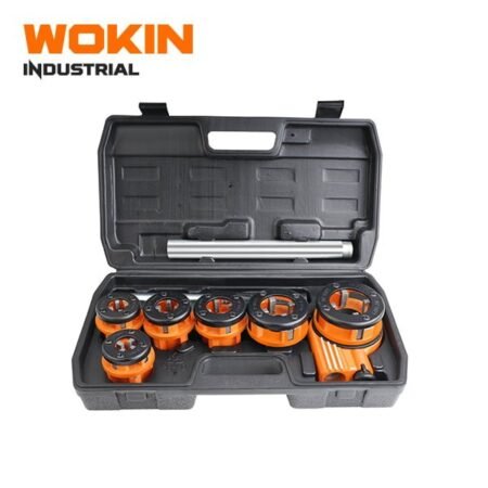 WOKIN 9 pcs pipe threading set (INDUSTRIAL)