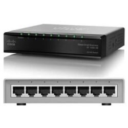 Alternative view of Cisco Small Business SF100D-08 / SG110D-08 8-Port Unmanaged Desktop Switches