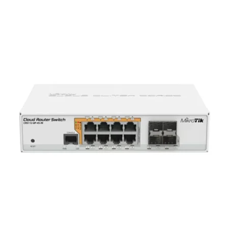 MikroTik CRS112-8G-4S-IN 8x Gigabit Ethernet Smart Switch