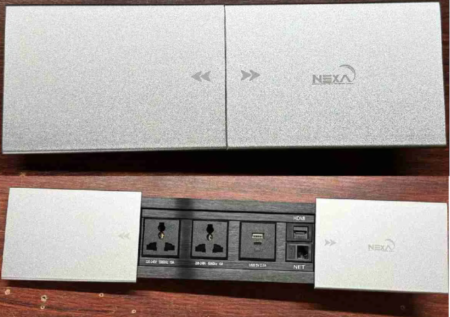 Multifunction Slide Cover Socket